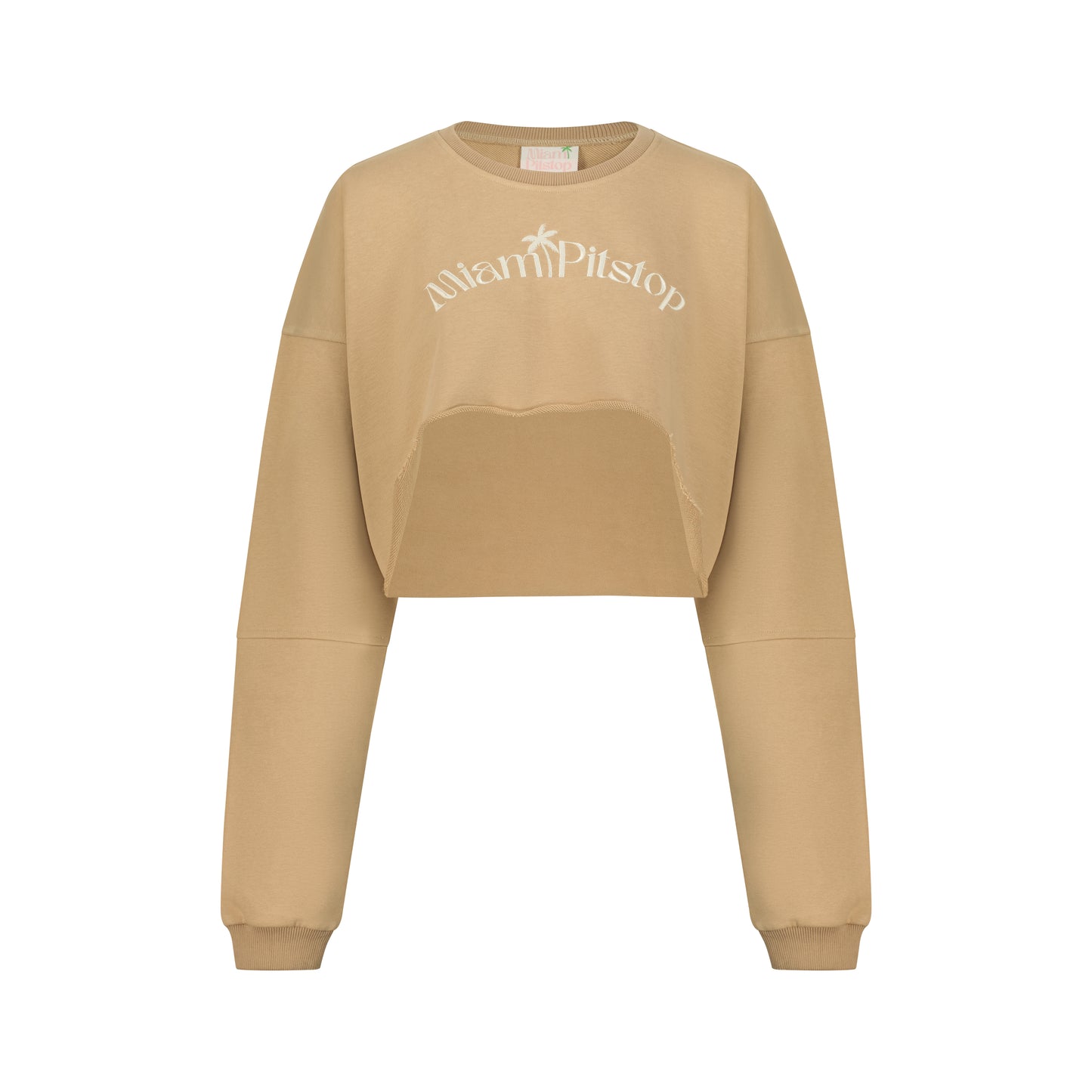 Miami Crop Top Beige