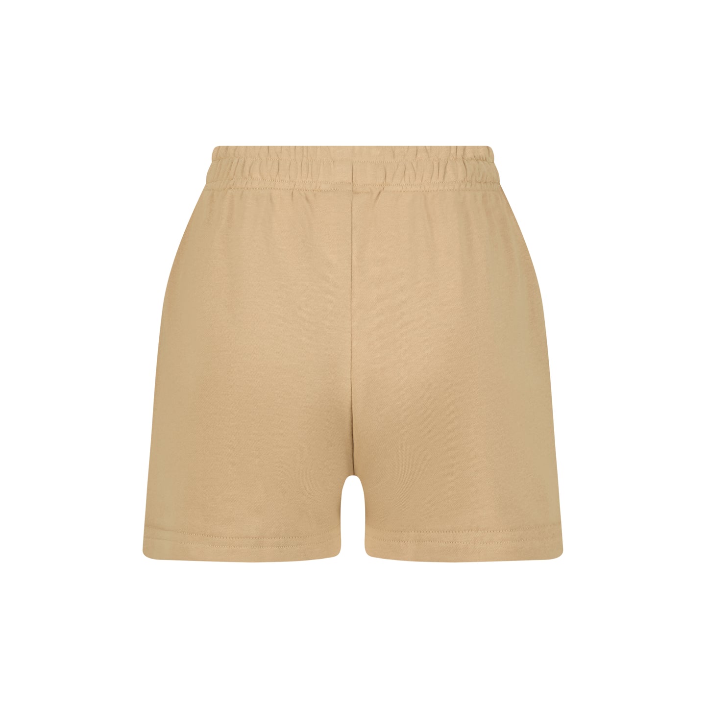 Beige High Waisted Shorts