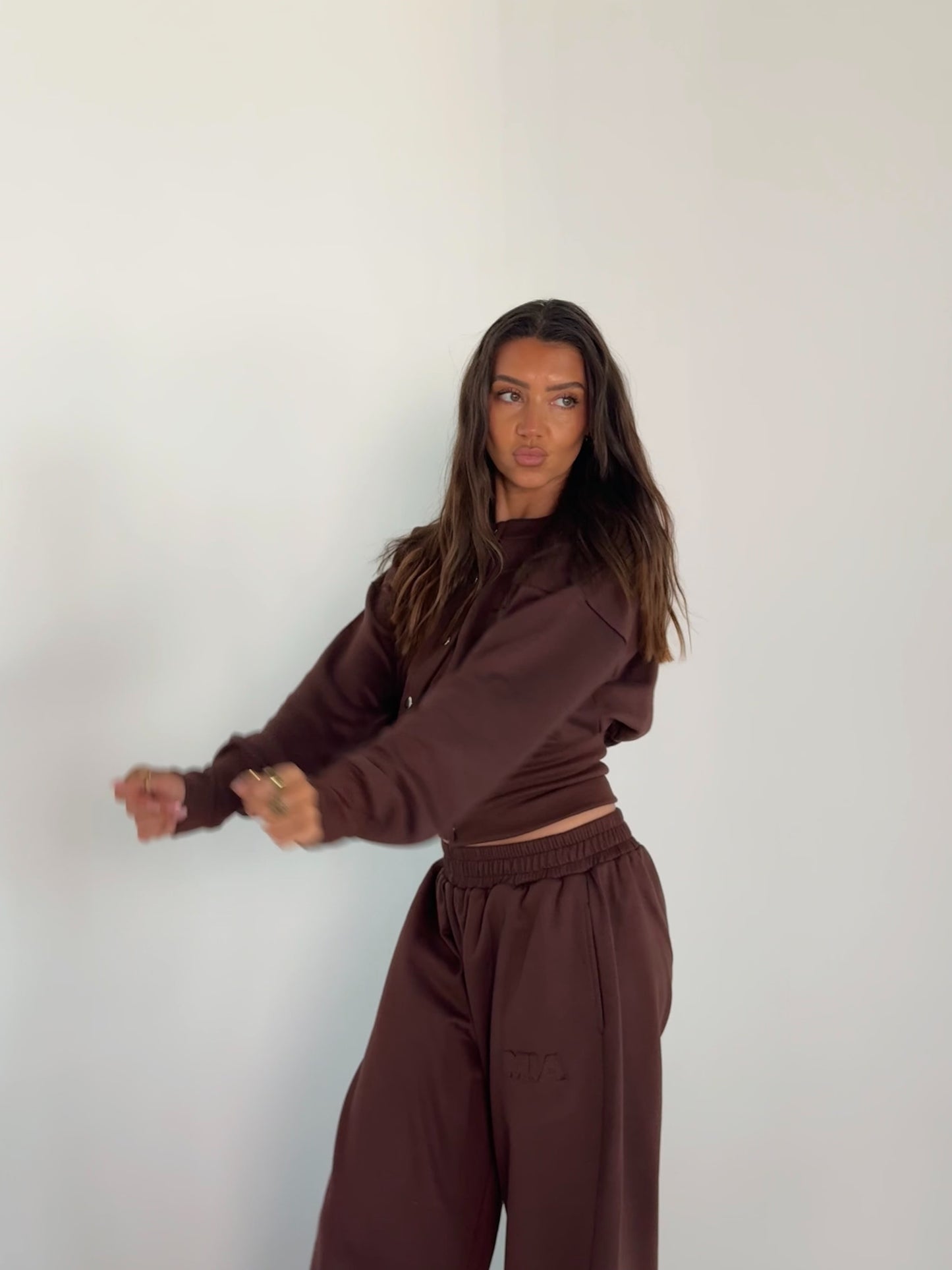 MIA Sweat Pants Chocolate