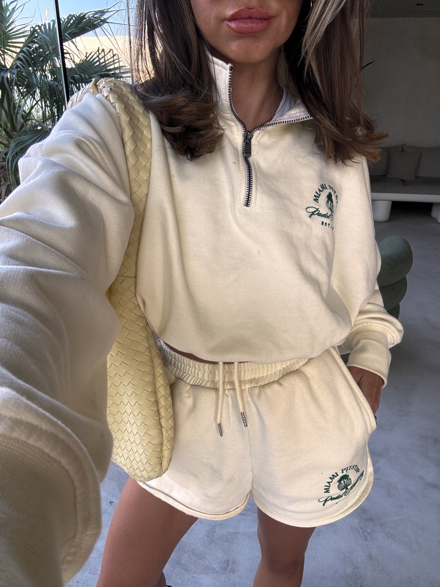 Cream Cropped Jumper